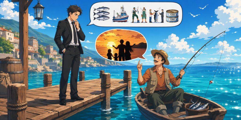 The story of the fisherman and the businessman by Paulo Coelho